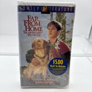 Far From Home: The Adventures of Yellow Dog (VHS, 1995) NEW SEALED Clam Shell